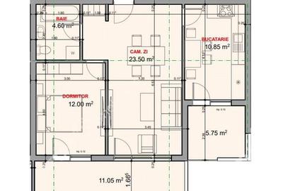 Apartament la cheie cu 2 camere si 2 balcoane etajul 1 zona Veterani - 5