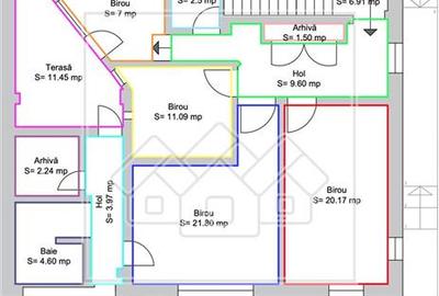 Spatiu birouri de inchiriat, finisat premium, 6 parcari, C. Dumbravii - 11