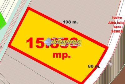 Teren Intravilan 15.853 mp Construire Hala Birouri Iesire Alba Iulia spre Sebes - 1