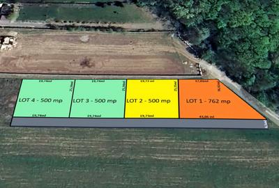 LOTURI DE 500mp | LANGA PADUREA SNAGOV | IZVORANI - LOCATIE DE VIS | COMISION 0% - 1