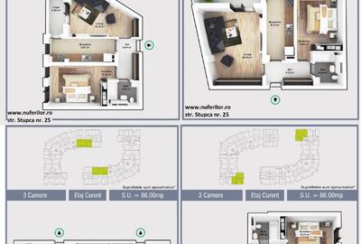 Apartament 2 camere BD Uveturii 53 mp etajul 5/5 - 15