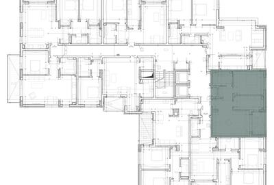 Apartament de 2 camere, 55,6 mp Andrei Muresanu SUD - 2