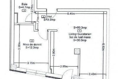 Apartament 2 camere, 50 mp, bloc nou, zona Corneliu Coposu - 1