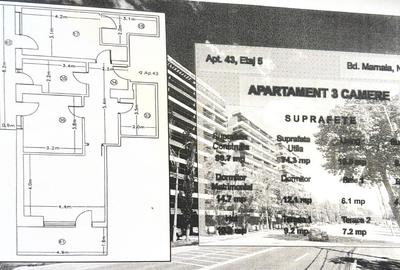 Vând apartament spațios cu 3 camere, situat în stațiunea Mamaia - 7