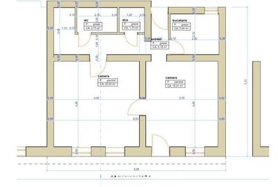 Casa finisata la curte comuna, 56 mp, 2 camere - zona Centrala - 8