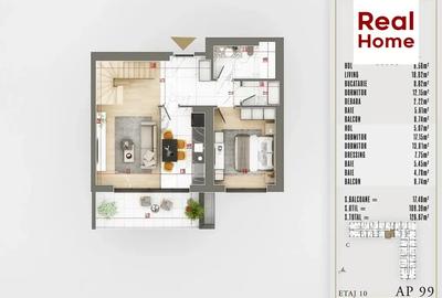 4 Camere DUPLEX Premium Izolatie Fonica Pallady STB 8 Min Predare 2025 - 3