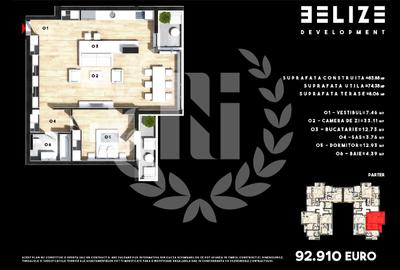 Apartament cu 2 camere semidecomandat în Sud-Est