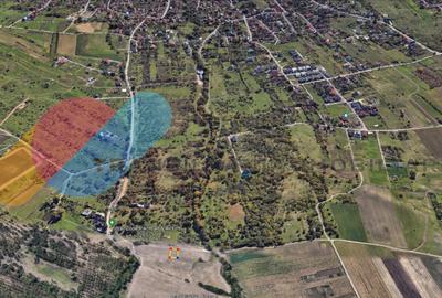 Teren Construcții extravilan de 550 mp, în Dâmbul Rotund