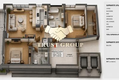 Apartament 3 camere + dressing + loc de parcare Bulevardul Unirii - 22