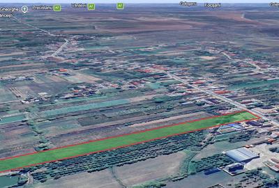 Proprietate industrială comercială de vânzare   11.574 mp teren, acces TIR-A7 - 2