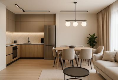 Apartament cu 2 camere semidecomandat în Pipera