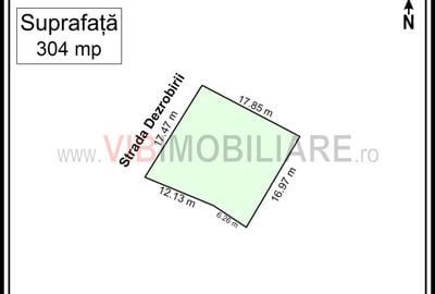 Teren de vanzare – Militari, Dezrobirii | 304 mp | Deschidere 17 m | Utilitati | - 4