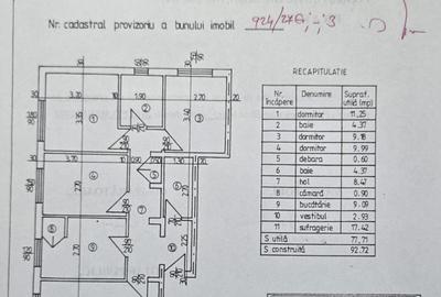 Apartament 3 camere de vanzare  zona Republicii - 16
