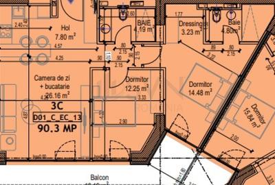 REA1019554 Apartament 3 Camere terasa spatioasa I Proiect nou Andronache - 8