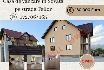 De vânzare o casă familială pe 2 nivele construit în 2017 în Sovata