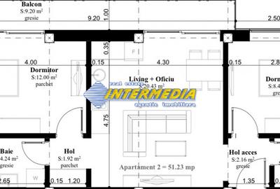 Apartament  2 camere 52 mp Bloc Nou 2025 Bucatarie Balcon mare Finisat parcare - 8