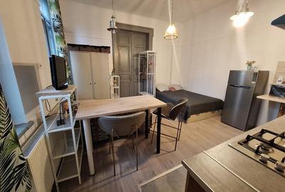 Apartament 1 camera Str.Mihai Bravu/Domnesca 25 mp renovat mobilat 280Euro/luna - 1