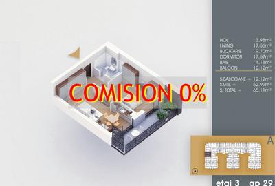 Finalizare decembrie 2025| studio 65 mp, etaj 3 | 8 minute de metrou
