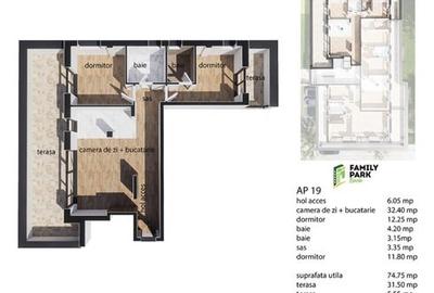 VANZARE APARTAMENTE 3 CAMERE IMOBIL NOU ZONA BACIU - 1