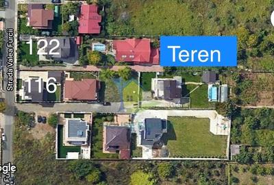 Teren intravilan 787 mp, POT60%, CUT 2,5, Valea Furcii Dr. Taberei - 1