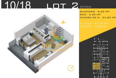Apartament 2 camere studio - Pallady - 5