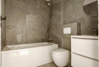 Studio dublu 44 Bloc Nou | Dormitor separat  | Incalzire Pardoseala | Comision 0 - 8