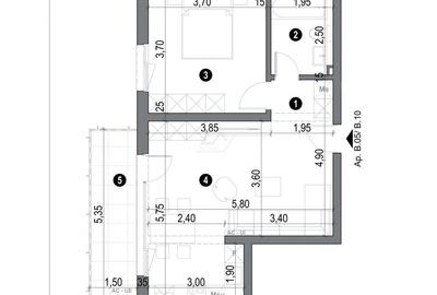 Etaj 1. Lift. Balcon mare. Loc de parcare. - 8