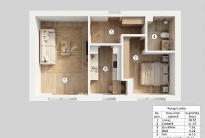 Apartament 2 camere - Aria City Residence, Sector 4 - direct dezvoltator - 3