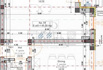 Apartament cu 2 camere semidecomandat în Giroc