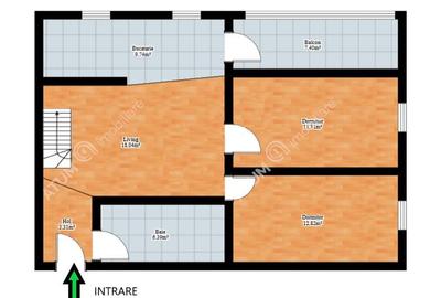 Apartament 4 camere decomandate si balcon in zona Strand din Sibiu - 7