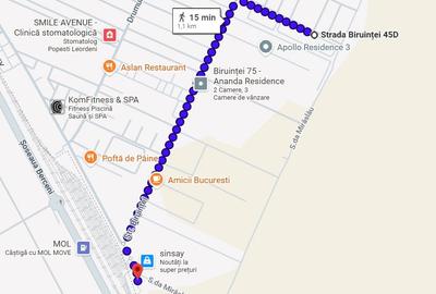Apartament 3 camere, mobilat, CURTE, loc parcare subteran - Metrou Berceni - 6