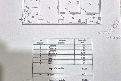 Apartament 3 Camere Micro 16 - Etaj 3, Centrală Proprie & Izolat - 11