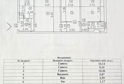 Apartament 3 camere RENOVAT, mobilat, utilat, Alexandru - accept CREDIT - 15