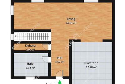 Casa cu 4 camere 2 bai si teren de 230 mp Selimbar - 7