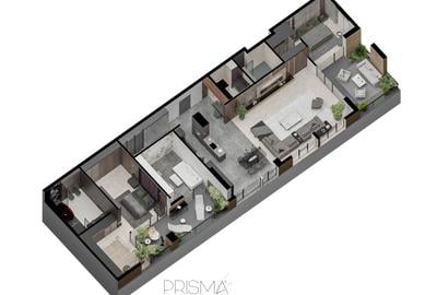 Penthouse cu 4 camere decomandat în Ultracentral