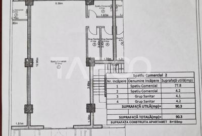 Spatiu de inchiriat 90 mp vad pietonal 2 locuri parcare Doamna Stanca - 4