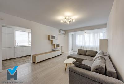 Apartament cu 2 camere semidecomandat, mobilat în Străulești