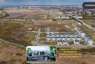 Teren 440 mp, cu autorizatie duplex, strada asfaltata, Mehala, Comision 0 - 1