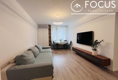 Apartament cu 3 camere semidecomandat, mobilat în Tei
