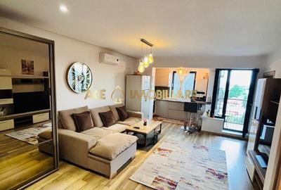 Apartament cu 2 camere semidecomandat, mobilat în Brâncoveanu