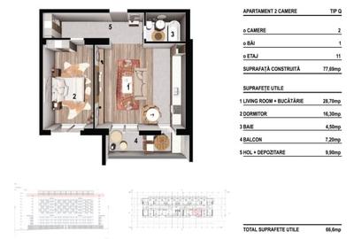 2 Camere- New World Splaiul Unirii - 1