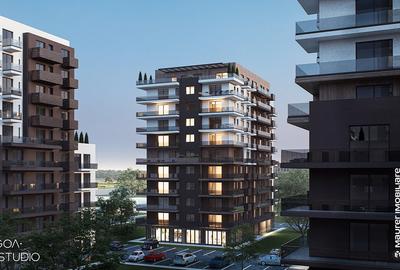 Apartament cu 3 camere semidecomandat în Avantgarden