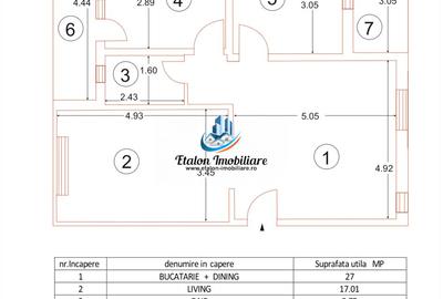 Apartament 3 camere, 2 balcoane, Precista Zona Mall - 2
