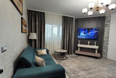 TOMIS NORD - CAMPUS - 2 camere mobilat modern - termen lung - 600 Euro - 19