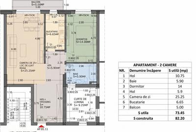 Apartament 2 camere 68mp +5mp terasa | 0 comision | Biharia Zeletin - 7