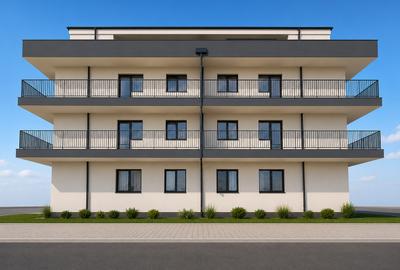 Apartament generos cu 1 cameră, 43 mp, etaj intermediar, zona Terra - 4
