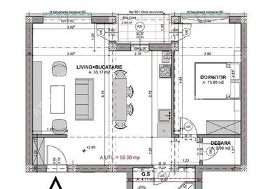Apartament intabulat la cheie cu 2 camere in zona Doamna Stanca - 3