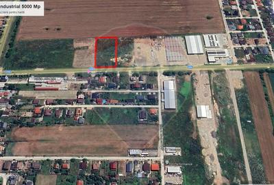 Teren 5.000mp Balotesti cu autorizatie hala - 2
