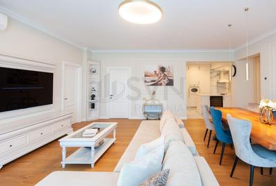 Apartament cu 4 camere semidecomandat, mobilat în Băneasa
