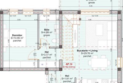 Giroc | Profi-Neptun | Apartament 3 camere cu scara interioara - 9